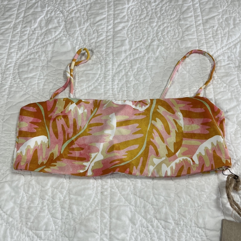 NWT Stone Fox Swim Hot Tropix Bliss Bikini Top